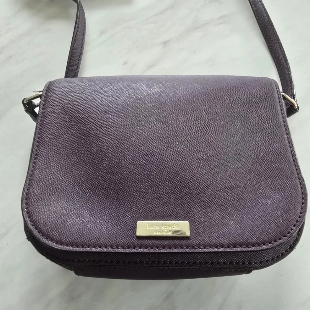 Kate Spade Leather Crossbody Handbag Women Newbury Lane Carsen Excellent - Picture 5 of 12